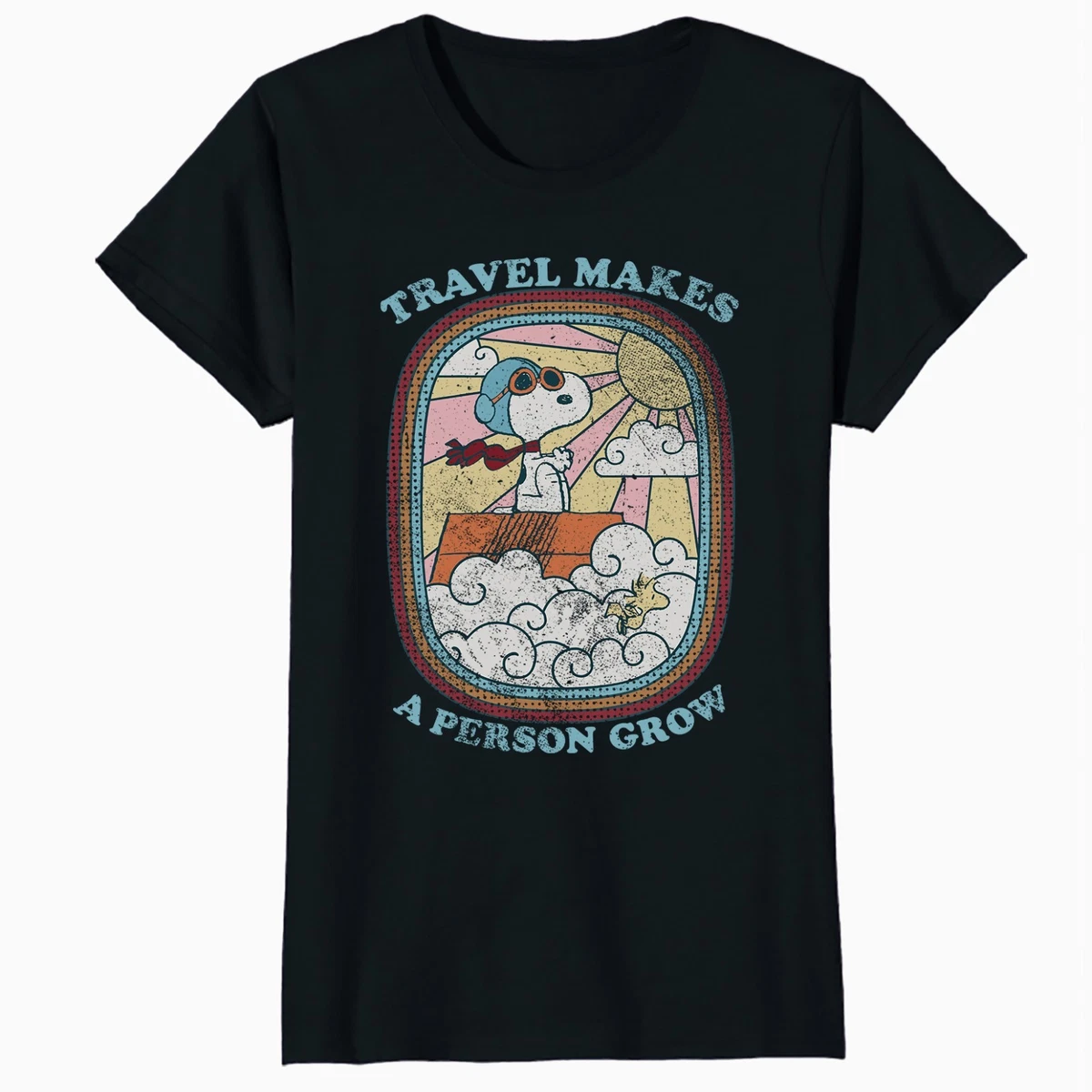 T-shirt Donna Peanuts Snoopy So Fab – Maglietta Con Snoopy, Manica Corta