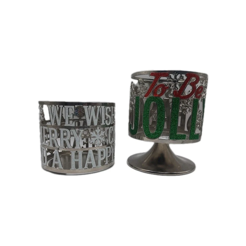 Candelabro de 3 mechas Bath & Body Works Navidad usado leer descripción ☆DOS☆ Foto 3 de 4