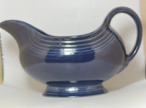 Fiesta Ware Cobalt Blue Gravy Sauce Boat
