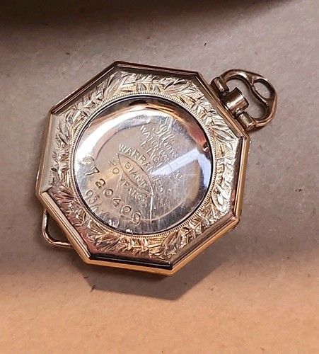 Ladies' Transitional Watch Case Illinois Watch Case Co Giant 20 Yr Case 9-3/4L