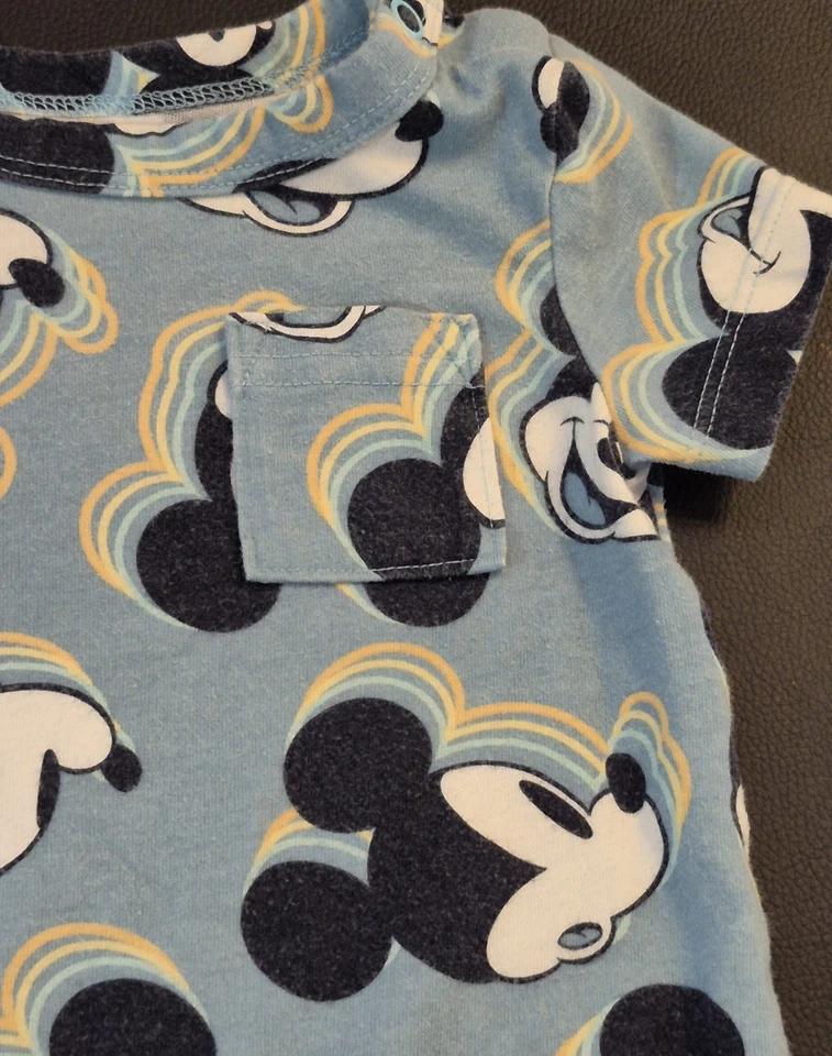 Jumping Beans Disney Retro Mickey Baby Romper US Size 6 Months - Image 2 of 4