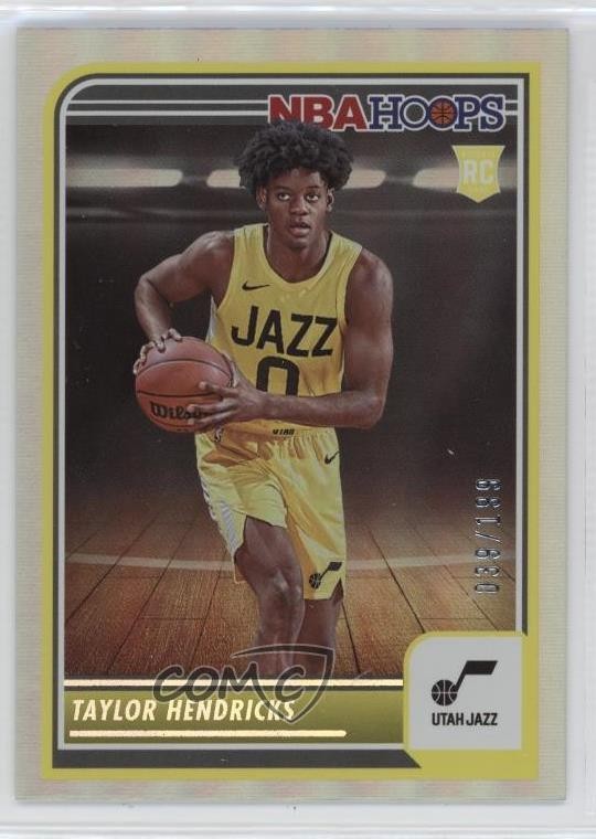 2023-24 Panini NBA Hoops Rookies Silver /199 Taylor Hendricks #236 7n6