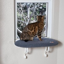 Kitty Sill Cat Window Perch Large Cats Orthopedic Window Hammock Bed Holds 40LBS