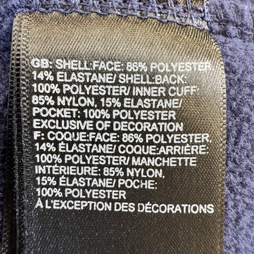 North Face Apex Bionic Damen Large Softshell Windwall Navy Full Zip Jacke Mantel - Bild 11 von 17