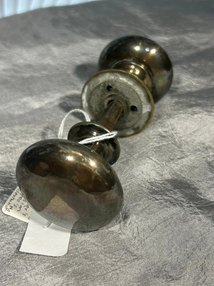 POMO DE PUERTA DE PLATA VINTAGE DE NAPOLEÓN'S BROTHERS ESTATE N.J.- 1800 Foto 4 de 4