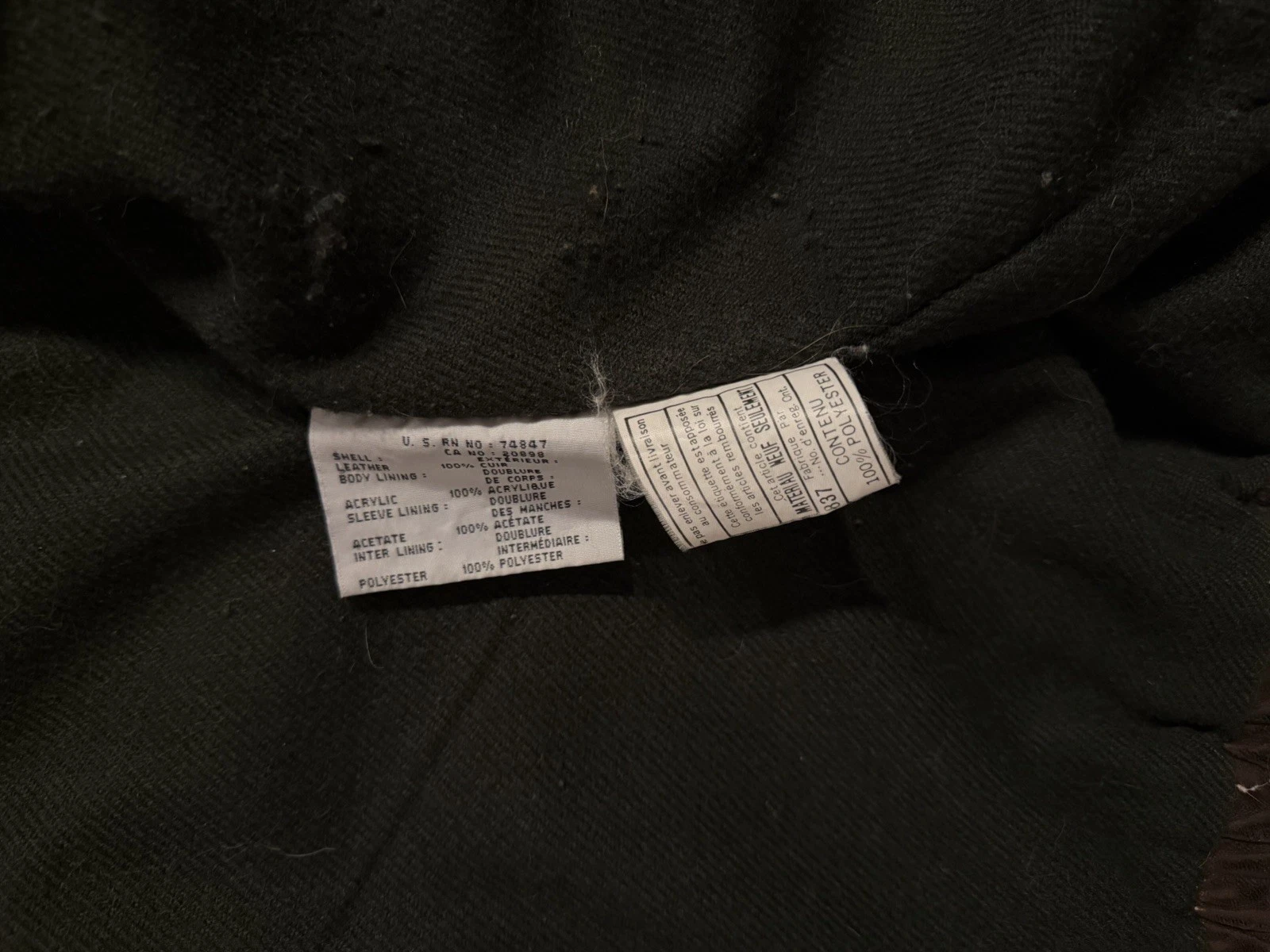Vintage Andrew Marc Genuine Leather Jacket - product detail image 4