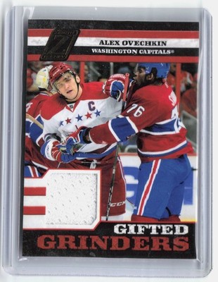 2010-11 Panini Zenith #2 Alexander Ovechkin Gifted Grinders Jerseys #190/299