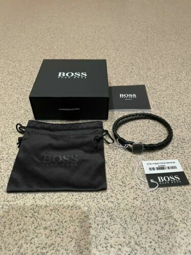 HUGO BOSS Leather Jewellery for Men