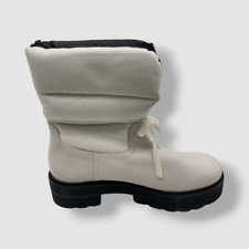 Stuart Weitzman Women's White Tyler UltraLift Bootie Boot Shoes Size 12