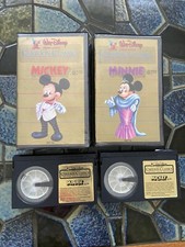 Walt Disney Cartoon Classics Limited Gold Edition Betamax Videos MICKEY MINNIE