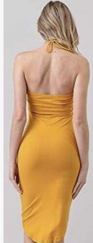 Dress size Medium women off the Black Short sleeved new stretch - Picture 3 of 3