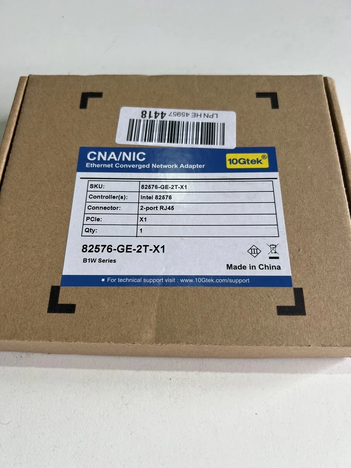 10Gtek CNA/NIC Ethernet Converged Network Adapter Dual Port for Intel 82576 - Image 4 of 4