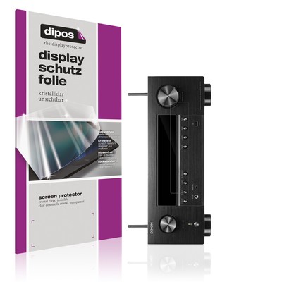 2x Schutzfolie klar für Denon AVR-X2800H Displayschutzfolie Folie Display