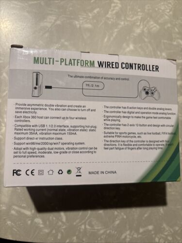 Multi-platform Wireless Controller. x-360/ PC/Android. NEW In Open Box - Picture 2 of 3