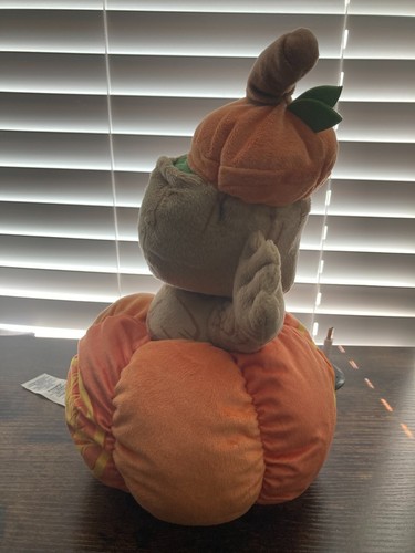 Peluche Calabaza Halloween Baby Groot Guardianes de la Galaxia 13" Parques Disney Usado en Excelente Condición - Imagen 5 de 8