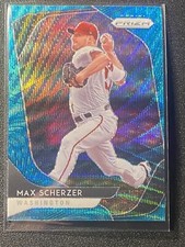 MAX SCHERZER - 2020 Prizm Baseball - TEAL WAVE Prizm - #191 - Nationals