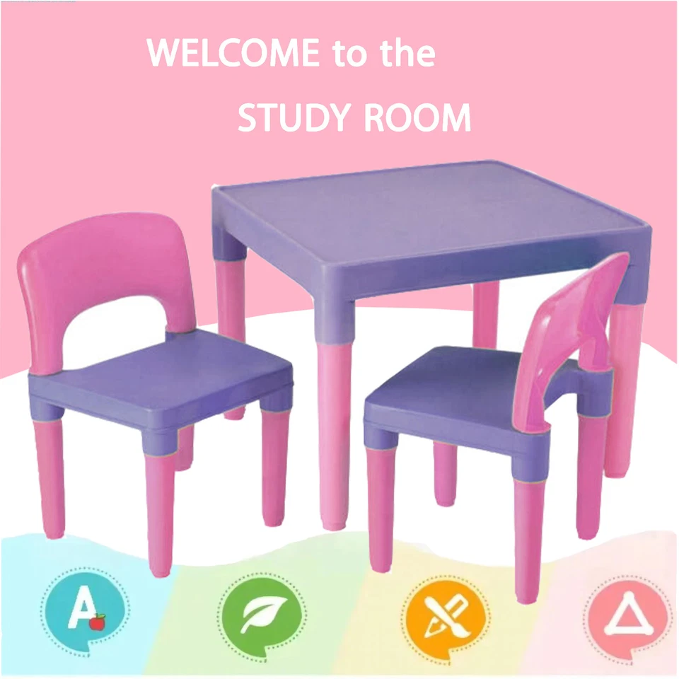 Kids study Set Premium Chairs and Table for children outdoor and indoor learning - Image 4 of 4