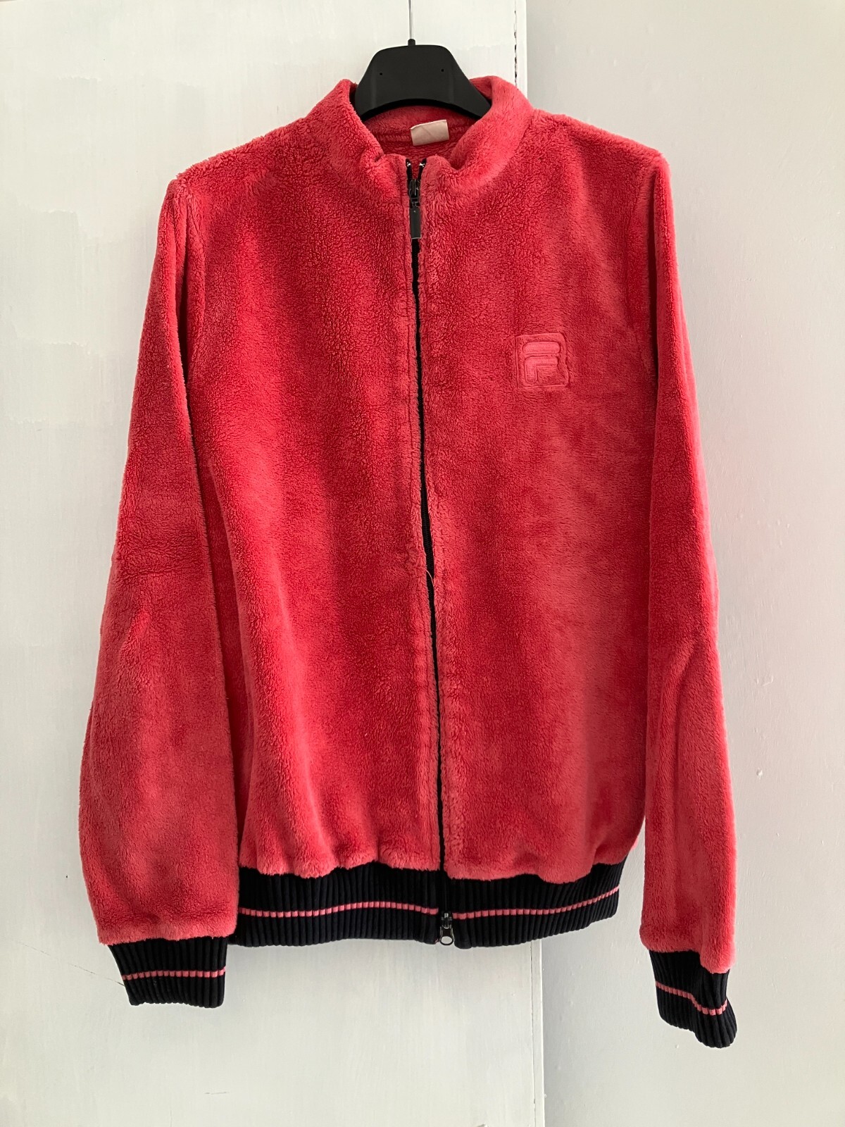 Fila L Giubbotto in pile di poliestere rosa