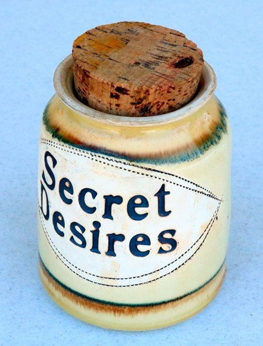 Simple Ceramic Home Accessories Decoration Jar Cork SECRET DESIRES Sexy Gift XY