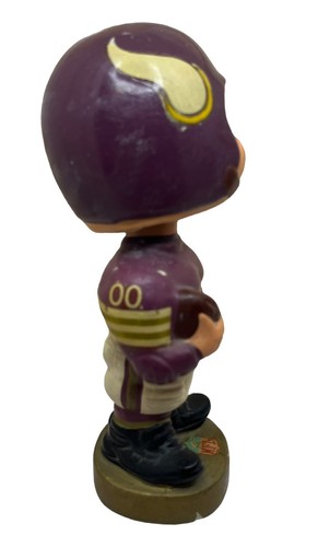 Vintage 1961 - 1962 Minnesota Vikings Type 1 Toes Up Football Nodder Bobblehead - Bild 4 von 14