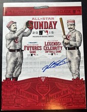 Authentic KYLE SCHWARBER Signed AUTO 2015 Futures Game Program MVP Cubs Phillies