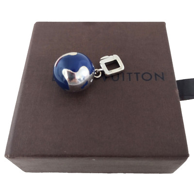 LOUIS VUITTON BLUE ENAMEL GLOB PENDANT CHARM