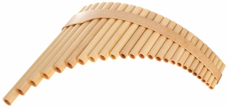 Flauta Pan Peruana, 25 PIBOS, TENOR hecha por HORA + Cubierta Foto 2 de 4