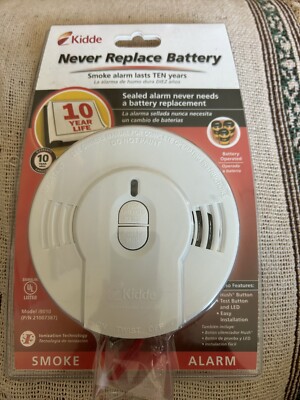 Kiddie Never Replace Battery Smoke Alarm i9010