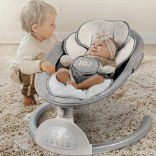 Baby Swing Electric Multi-Function Infants Bouncer 5 Swing Modes Remote Control
