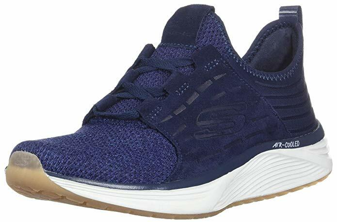 Skechers Mens Skyline Silsher Oxford Casual Shoes Size 11.5 Color Navy Blue & Wh