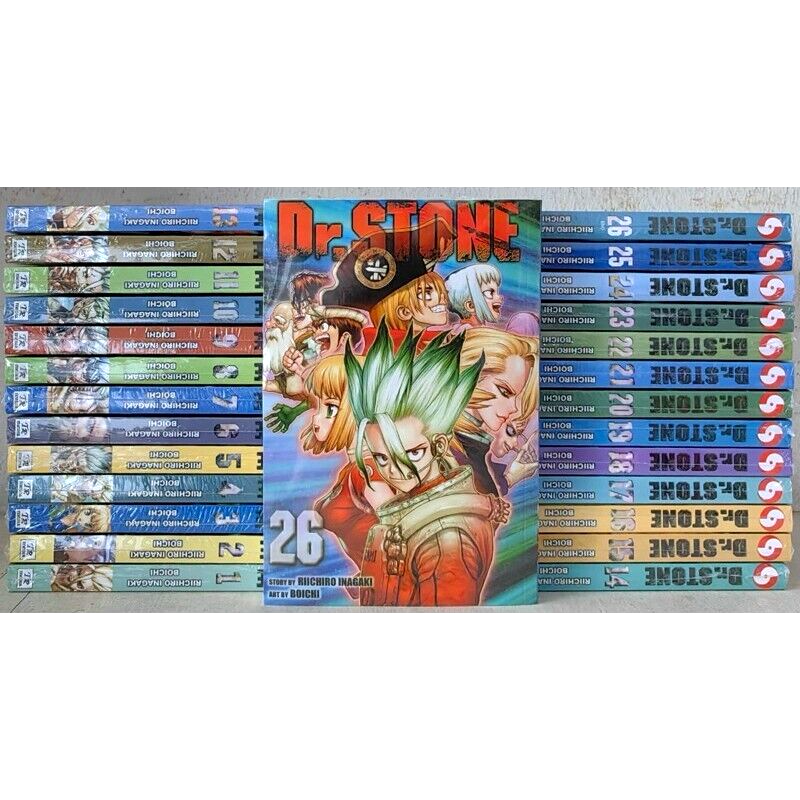 Comic Dr Stone Manga English Version Set Volume 1-26 Book