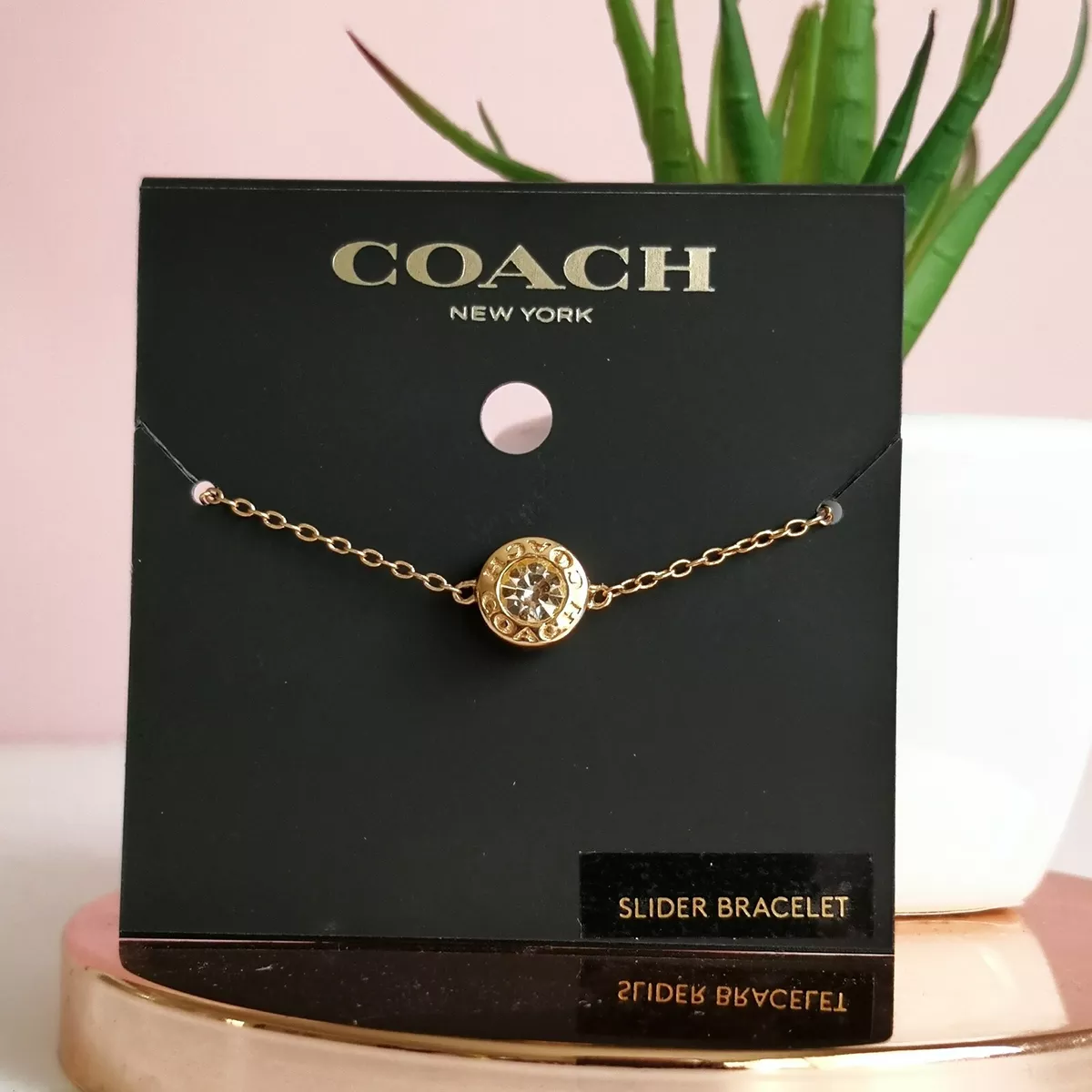 Coach slider bracelet hotsell