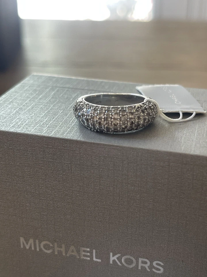 Anillo Michael Kors Brillante Plata Esterlina Talla 7 MKC1500AN0407 Foto 3 de 4