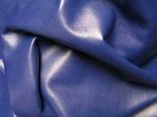 Lambskin Leather Hides Standard Electric Blue Finish