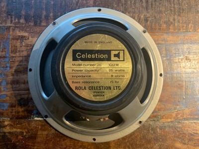 celestion g12m greenback speaker