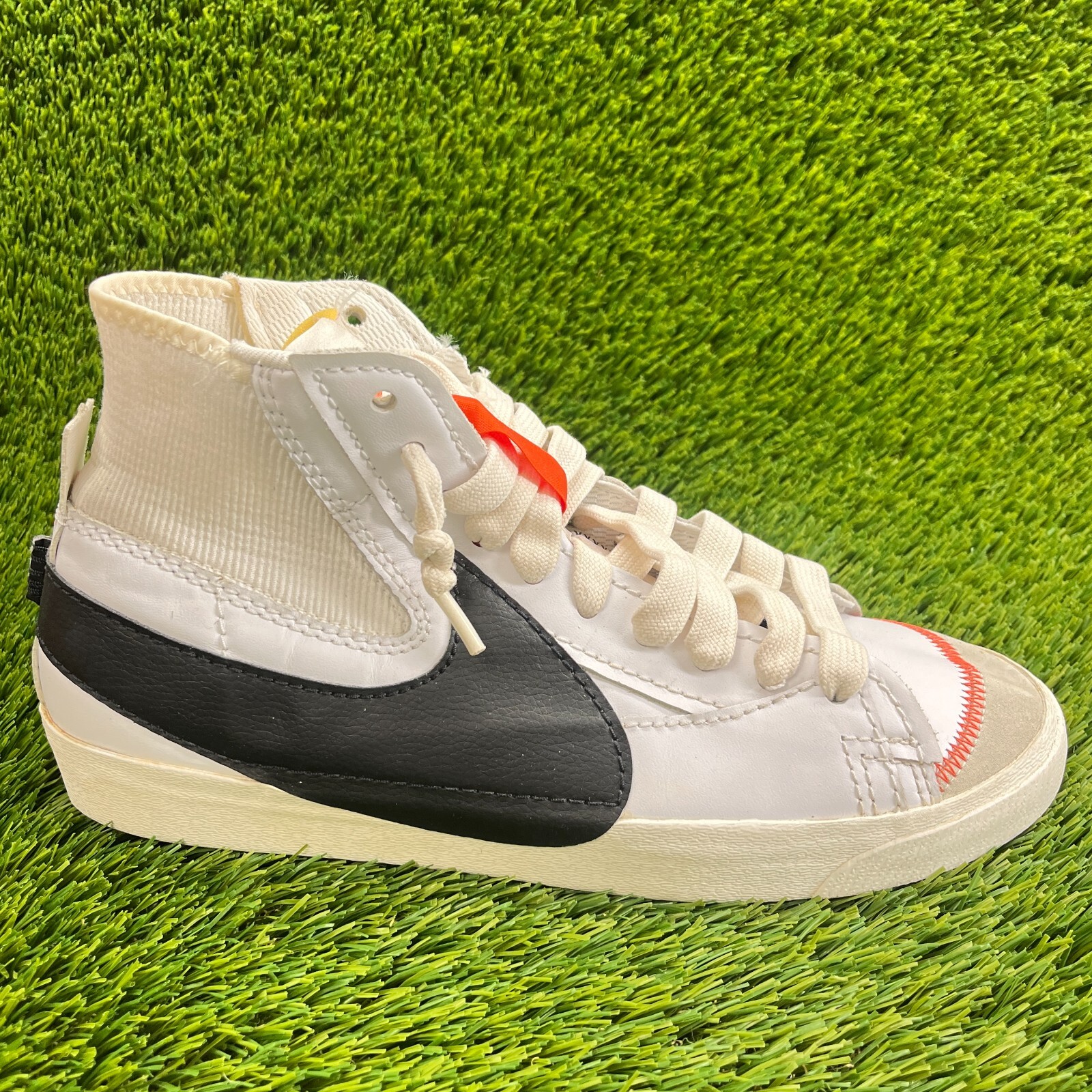 SAOLA Nike Blazer Mid '77 Jumbo Uomo Taglia 11 Bianco Scarpe da Basket Sportive Sneakers