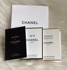 Chanel Perfume Gift Set Bleu De Chanel Parfum N 5  Coco Mademoiselle EDP Mini