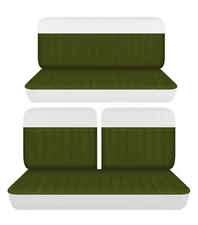 Fits 1958-1960 Edsel Ranger 2dr sedan Front 50-50 top and solid Rear seat covers