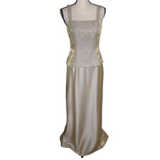 Alex Evenings Gold Shimmer Gown