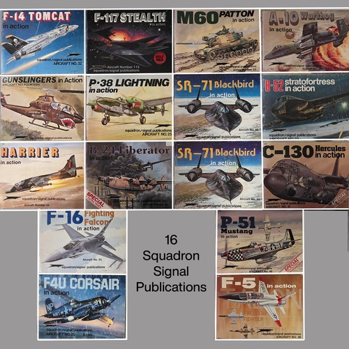 Squadron Signal Publications Aircraft Book Magazine LOT 16