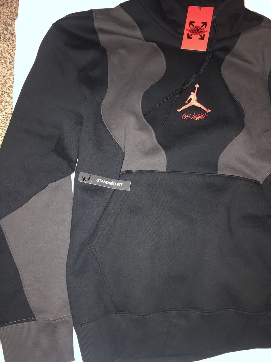 Off-White x Jordan Hoodie, Black, Men's 2XL And 2XL Pants Off-White x Jordan Hoodie, Black, Men's 2XL And 2XL Pants