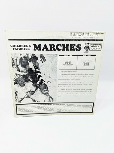 Children's Favorite Marches Vinyl Record Twinkle - Imagen 3 de 3