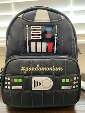 Loungefly Star Wars Darth Vader Mini Backpack Black Lights Up