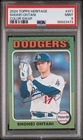 2024 Topps Heritage Shohei Ohtani Color Swap PSA 9 #371 Los Angeles Dodgers
