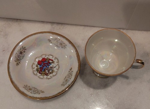VTG Collectible Bone China Demitasse LAS VEGAS teacup/saucer - JAPAN - Picture 3 of 7