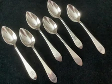 Dominick and Haff 6 POINTED ANTIQUE teaspoons - mono