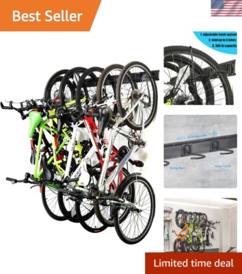 Stainless Steel Wall Mount Bike Rack for Bicycles Secure