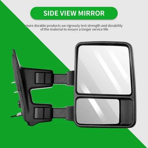 Tow Mirror For 08-16 Ford F250-F550 Super Duty Manual Turn Signal Passenger Side