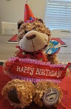 NEW First  Main Happy Birthday Teddy Bear Stuffed Animal - 12" Plush