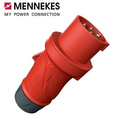 MENNEKES TYP 13516 Plug PowerTOP Xtra with ErgoCONTACT [IP54 32A 4P 400V 6h]